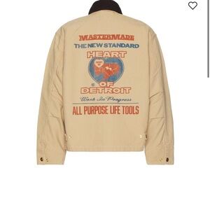 Mastermade 'Heart of Detroit' Beige Work Jacket